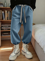 Men's Webbing Patchwork Jogger Casual Pant SKUL32030