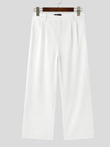 Mens Casual Textured Straight-Leg Pant SKUK77404