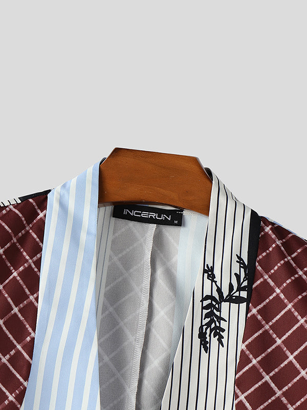 Mens Colorblock Cropped Sleeveless Waistcoat SKUL05672