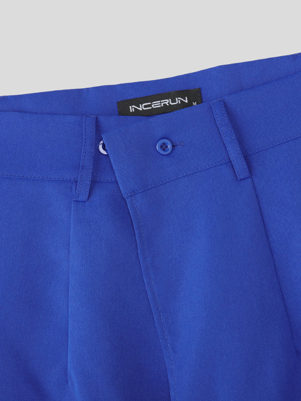 Men's Solid Color Casual Long Sleeve Shirt SKUL29601