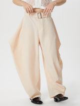 Mens Solid Color Oversized Design Long Pant SKUK61154