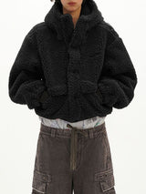 Men's Plush Zip-Up Long Sleeve Hoodie SKUL37707