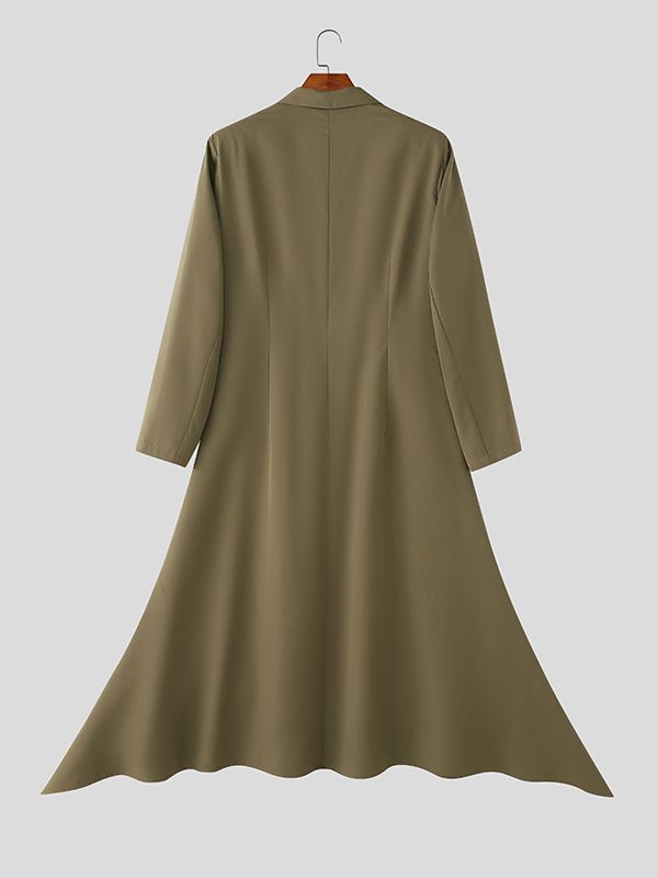 Men's Deconstructed Asymmetric Hem Casual Blazer SKUL41338