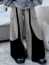 Men's Deconstructed Contrast Color Casual Pant SKUL47883