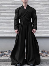 Men's Solid Color Casual Jumpsuit SKUL51264