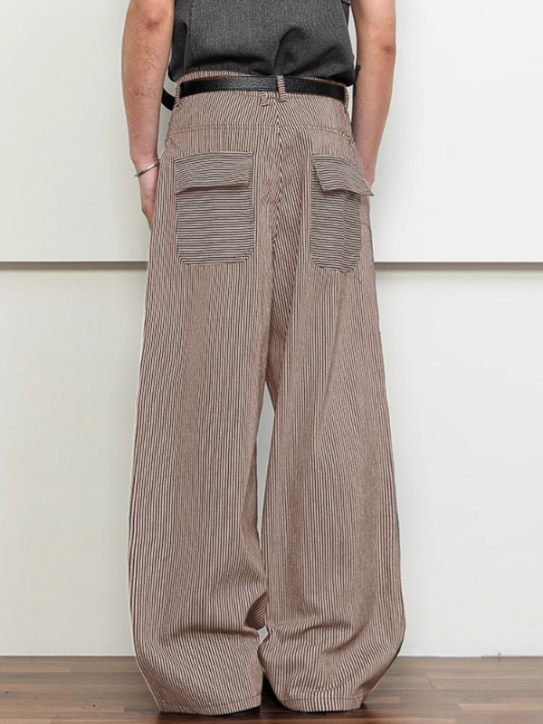 Mens Striped Loose Casual Pant SKUL17900