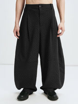 Men's Deconstructed Striped Curved Blade Pant SKUL47676