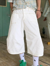 Men's Vintage Cityboy Harajuku Baggy Curved Stitching Pant SKUL67317