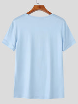 Men's Dragon Totem Print Short Sleeve T-Shirt SKUL23570