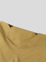 Men's Solid Color Loose High Waist Slit Short SKUL51927