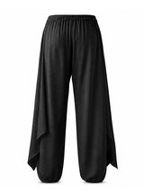Mens Deconstructed Solid Color Layered Pant SKUK80509