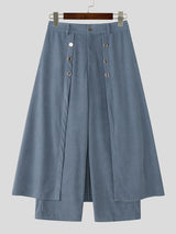 Men's Textured Corduroy Layered Design Pant SKUL29771