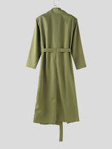 Men's Deconstructed Button High Neck Long Sleeve Blazer SKUL35236