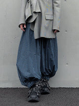 Men's Casual Plaid Lantern Pant SKUL48767