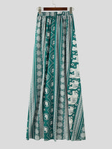 Mens Resort Style Printed Skirt SKUL08457