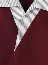 Men's Stripe Patchwork Short Sleeve Shirt SKUL47772