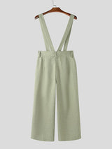 Men's Textured Pocket Casual Jumpsuit SKUL47951