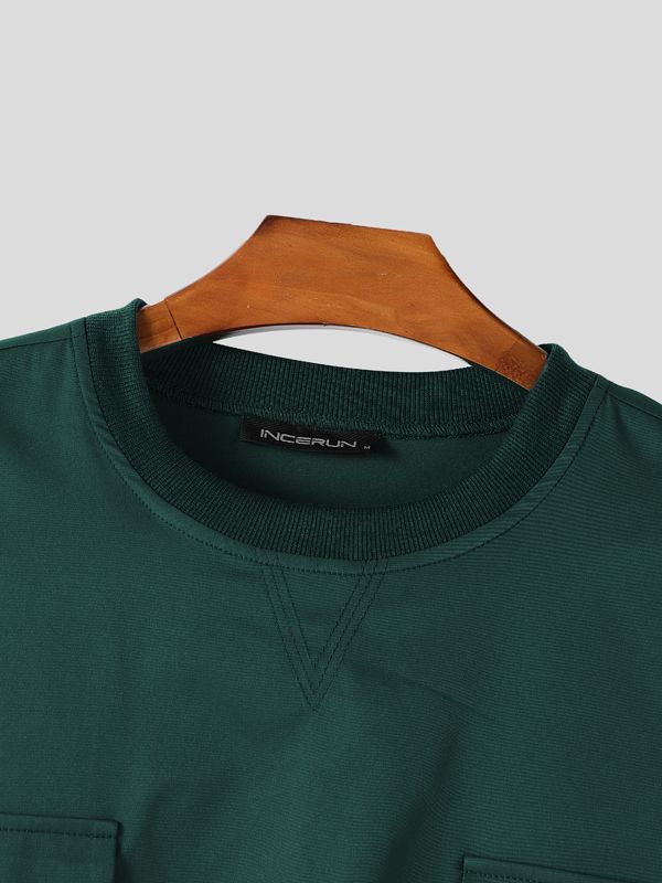 Men's 3D Pocket Drawstring Two Pieces Outfit SKUL41648