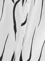 Men's Irregular Stripe Print Long Sleeve Shirt SKUL27285