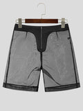 Mens Mesh See Through Zipper Fly Shorts SKUK16950