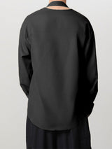 Mens Tie Design Long Sleeve Shirt SKUK80594