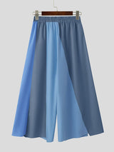 Men's Color Block Patchwork Wide Leg Pant SKUL41009