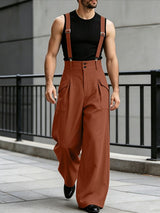 Men's Avant-Garde High-Waisted Extreme Wide-Leg Jumpsuit SKUL66974