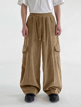 Mens Corduroy Cargo Casual Pant SKUK95563