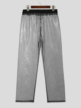 Mens Glitter Mesh See Through Pants SKUK51981