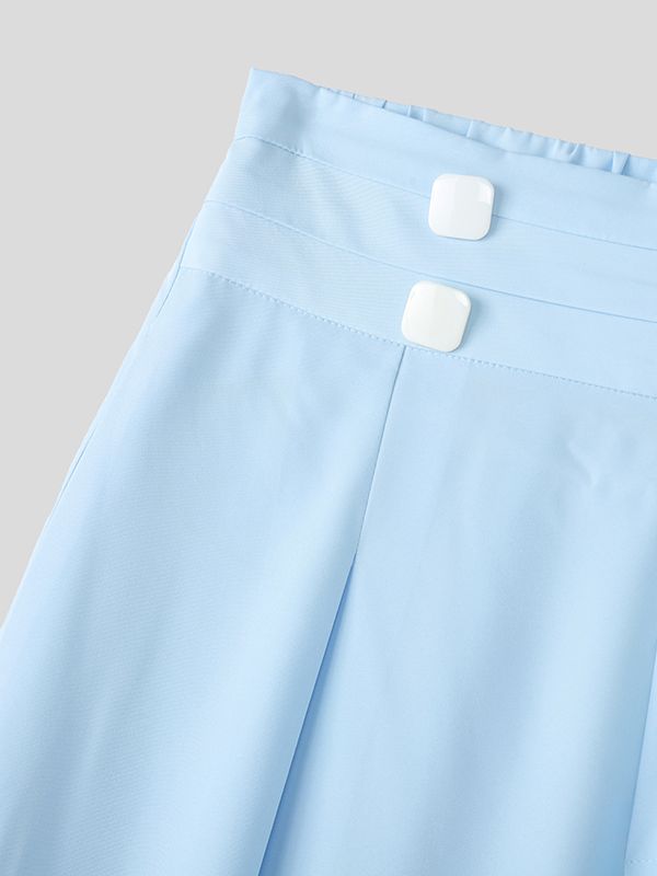 Men's Solid Flared Wide Leg Pant SKUL38615