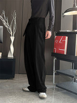 Men's Solid Tie Strap Casual Pant SKUL29609