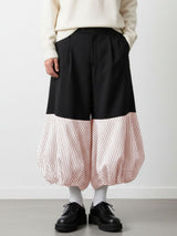 Men's Striped Color Block Lantern Pant SKUL37663