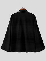 Mens Floral Print Flared Sleeve Shirt SKUL02404