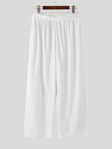 Mens Solid Color Textured High Waist Pant SKUL18012