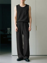 Men's Corduroy Casual Two Pieces Outfit SKUL23530