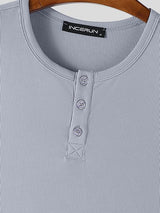 Men's Contrast Textured Casual Tank SKUL45424