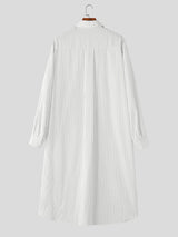 Men's Striped Casual Long Sleeve Shirt SKUL29529