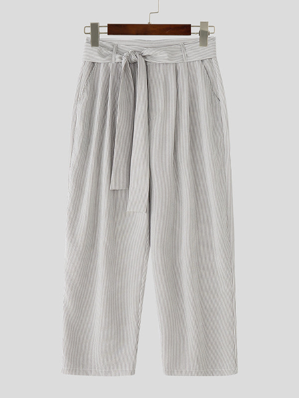 Mens Striped Loose Casual Pant SKUL13893