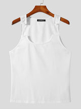 Mens Transparent Strap Deconstruction Design Vest SKUK13149