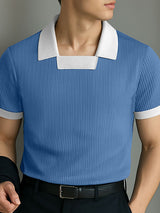 Mens Casual Colorblock Short Sleeve T-Shirt SKUL17019