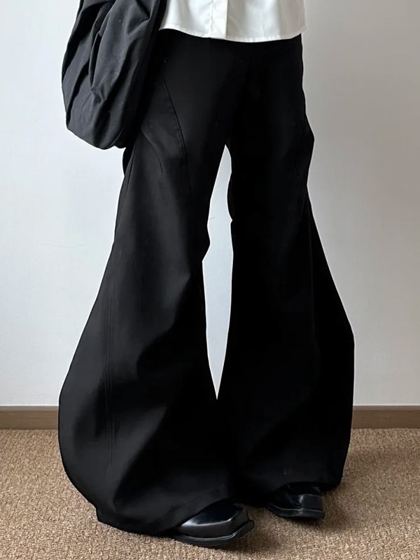 Men's Deconstructed Flared Casual Pant SKUL29716