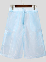 Men's Sheer Mesh Loose Short SKUL36421