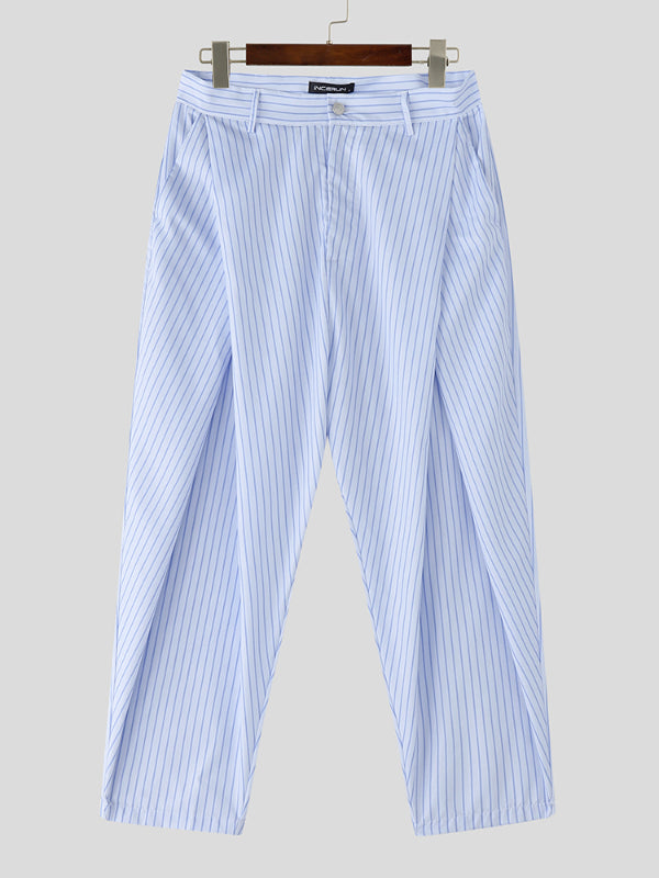 Mens Striped Loose Casual Pant SKUL14178