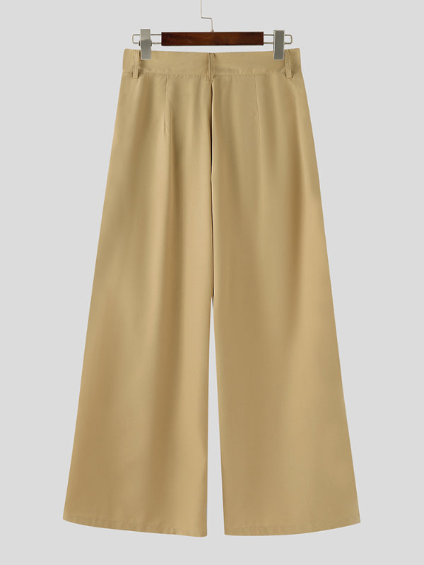 Mens Sheer Mesh Contrast Color Casual Pant SKUL17044