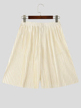 Men's Solid Texture Casual Short SKUL23771