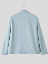 Men's Solid Casual Long Sleeve Jacket SKUL32818