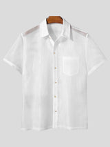 Men's Sheer Mesh Casual Two Pieces Outfit SKUL20265