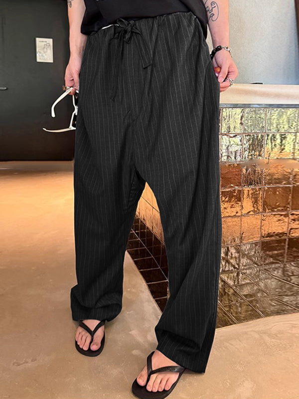 Men's Striped Loose Casual Pant SKUL24975
