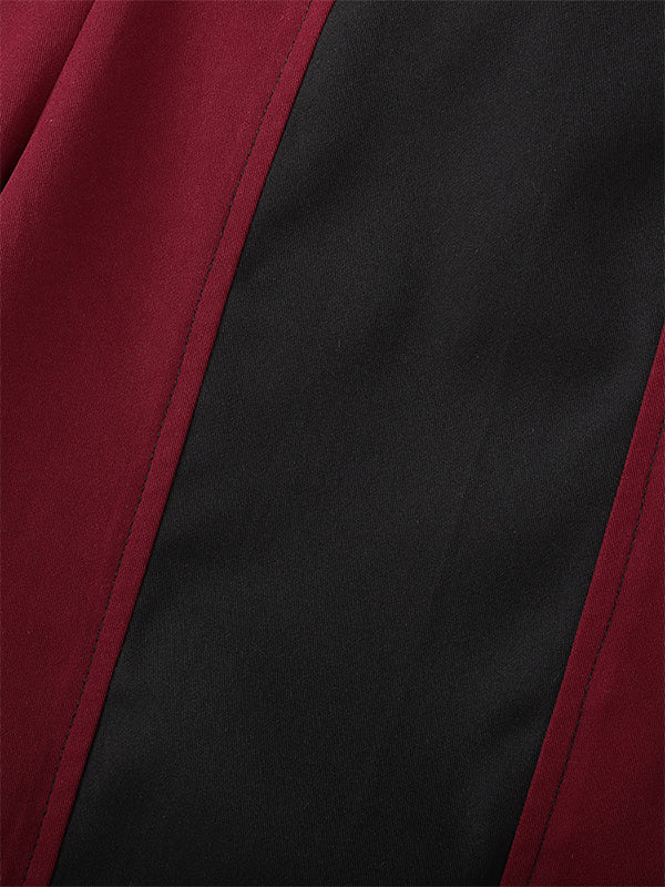 Men's Colorblock Flared Casual Pant SKUL25978