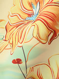 Mens Floral Print Lapel Collar Sleeveless Shirt SKUK60310